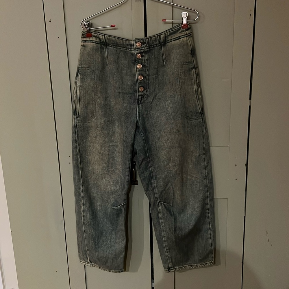 Free People Barrel Jeans sz 27 We The Free